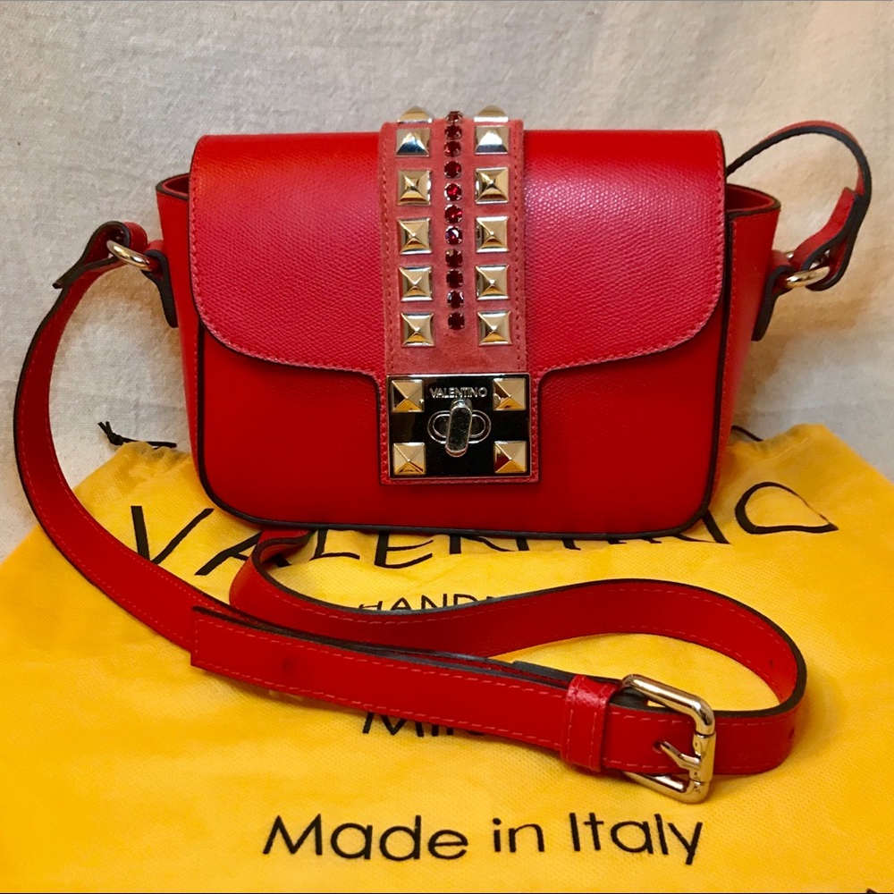🎭TRADED🎭 Mario Valentino Studded Yasmine - Picture 1 of 8